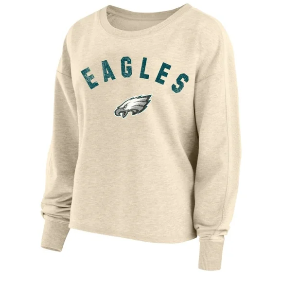 Philadelphia Eagles Cream Sweatshirt - Picture 3 of 4